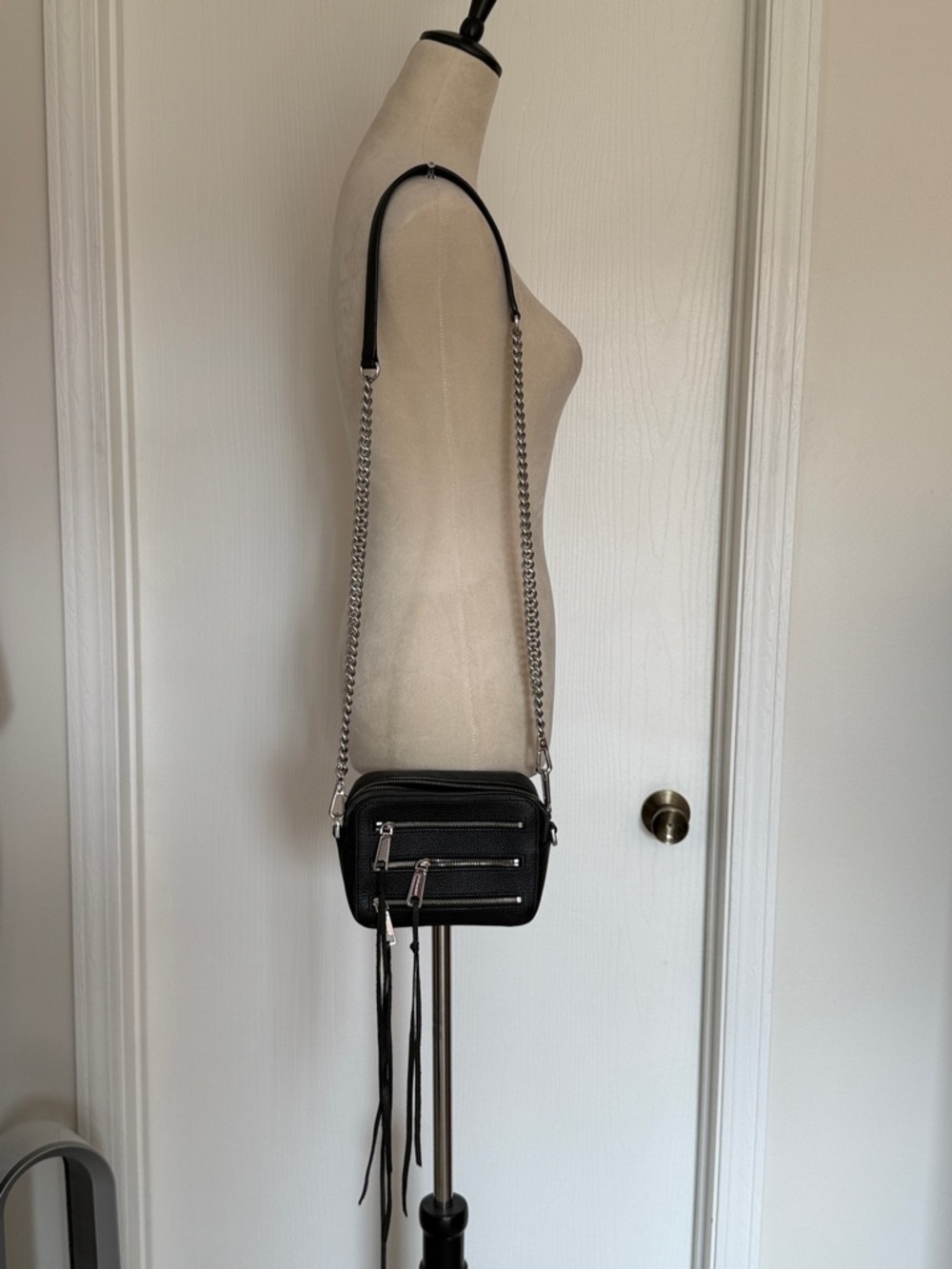 LAST CALL! Rebecca Minkoff Black Leather Crossbody Bag